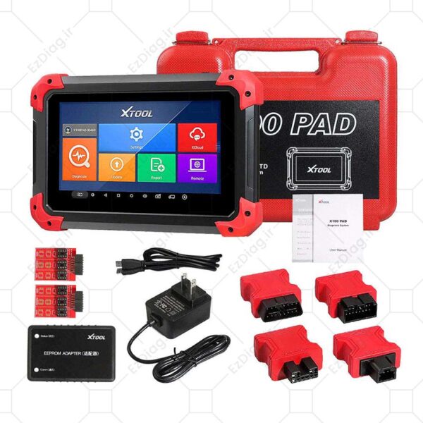 XTOOL X100 PAD اصلاح کیلومتر و تعریف سوییچ